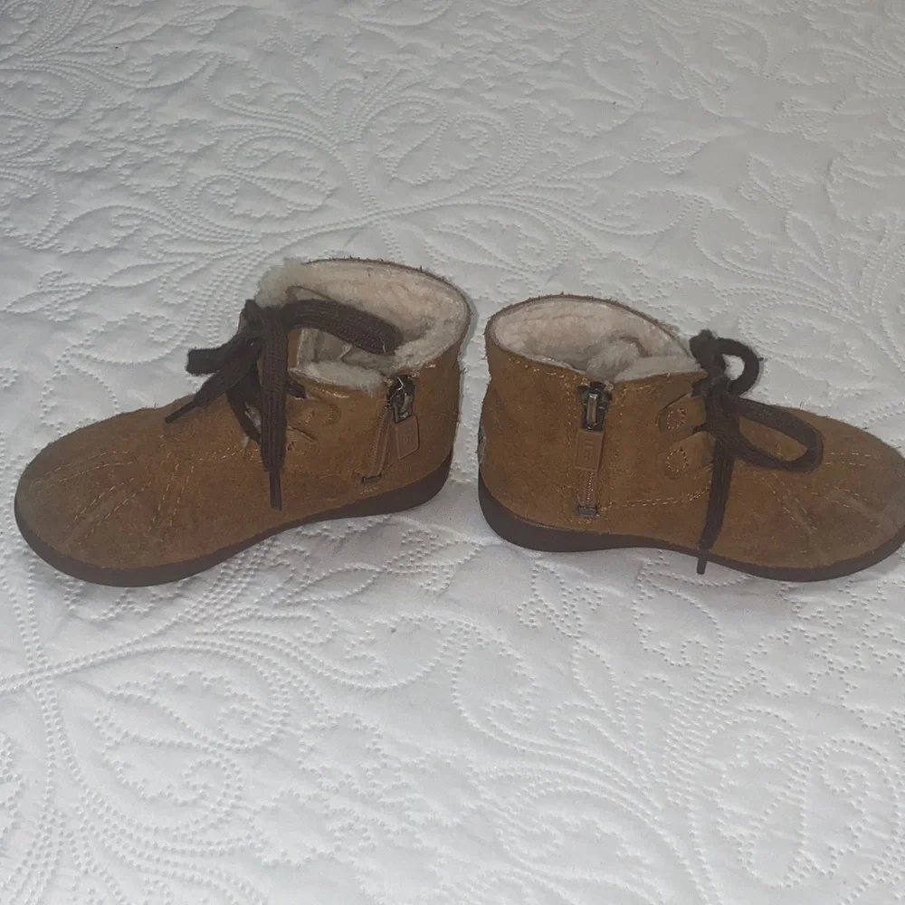UGG Kids Brown Ankle Boots